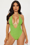 Stephy Textured 1 Piece Swimsuit