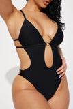 Crystal Strappy 1 Piece Swimsuit