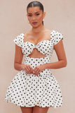 Abigail Polka Dot Mini Dress