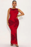 Kiara backless Maxi Dress