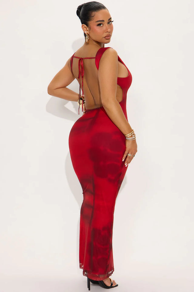 Kiara backless Maxi Dress