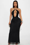 Draya Mesh Maxi Dress