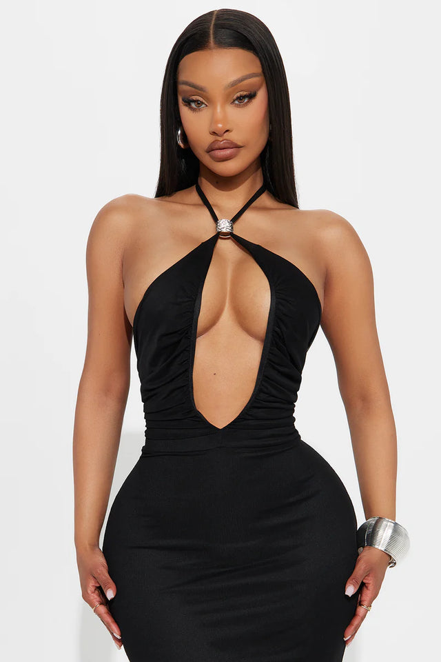Draya Mesh Maxi Dress