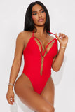 Tiana Halter 1 Piece Swimsuit