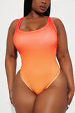 Lillian Ombre 1 Piece Swimsuit