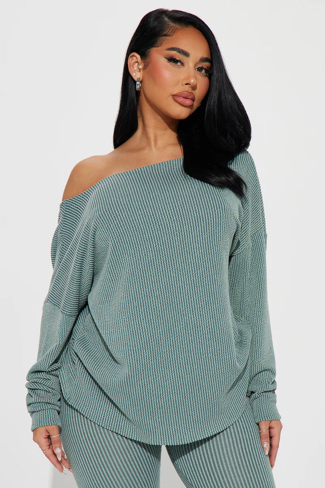 Don't Get Twisted Ribbed Legging Set