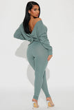 Don't Get Twisted Ribbed Legging Set