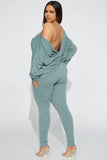 Don't Get Twisted Ribbed Legging Set