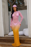 ZAILA DRESS-PINK