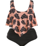 Fat woman plus fat split swimsuit