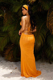 LEYLA SKIRT-ORANGE
