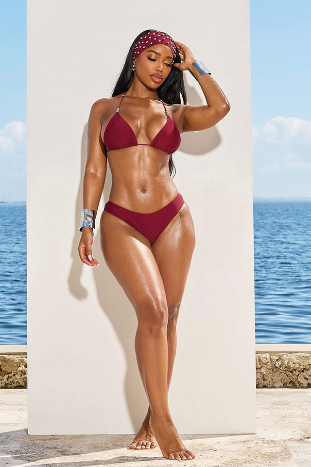 CLEMMY BIKINI-WINE