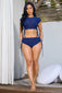 ALETA SHORTS SET-BLUE