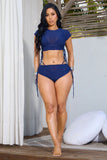 ALETA SHORTS SET-BLUE
