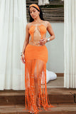 LAYANA DRESS-RUST