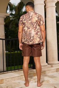 ALAR SHIRT-BROWN SNAKE