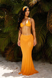 LEYLA SKIRT-ORANGE