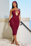 JOVIE DRESS-WINE