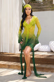 KEEDA DRESS-GREEN