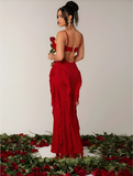 GLOVETTA™ Women's Elegant Romantic Date Dress