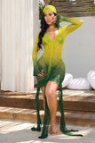 KEEDA DRESS-GREEN