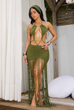 LAYANA DRESS-OLIVE