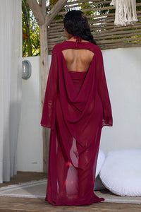 CLAUDIE KIMONO-MAROON