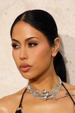 LOXIE NECKLACE-SILVER