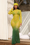 ZAILA DRESS-GREEN