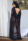 CLAUDIE KIMONO-BLACK