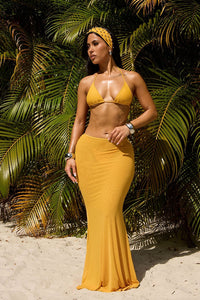 LEYLA SKIRT-YELLOW