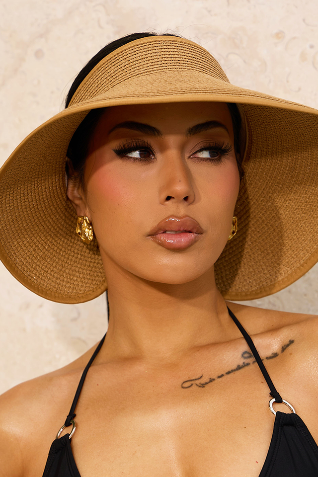 BRIM SUN VISOR HAT