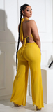 Evie Mesh Cowl Neck Jumpsuit
