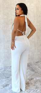 Evie Mesh Cowl Neck Jumpsuit