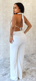 Evie Mesh Cowl Neck Jumpsuit