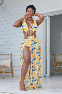 ALANA MAXI SKIRT-PRINT