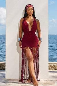 COCO DRESS- WINE