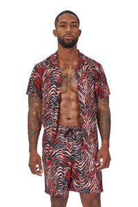 LAGUNA NIGHTS SHIRT-MULTIZEBRA PRINT