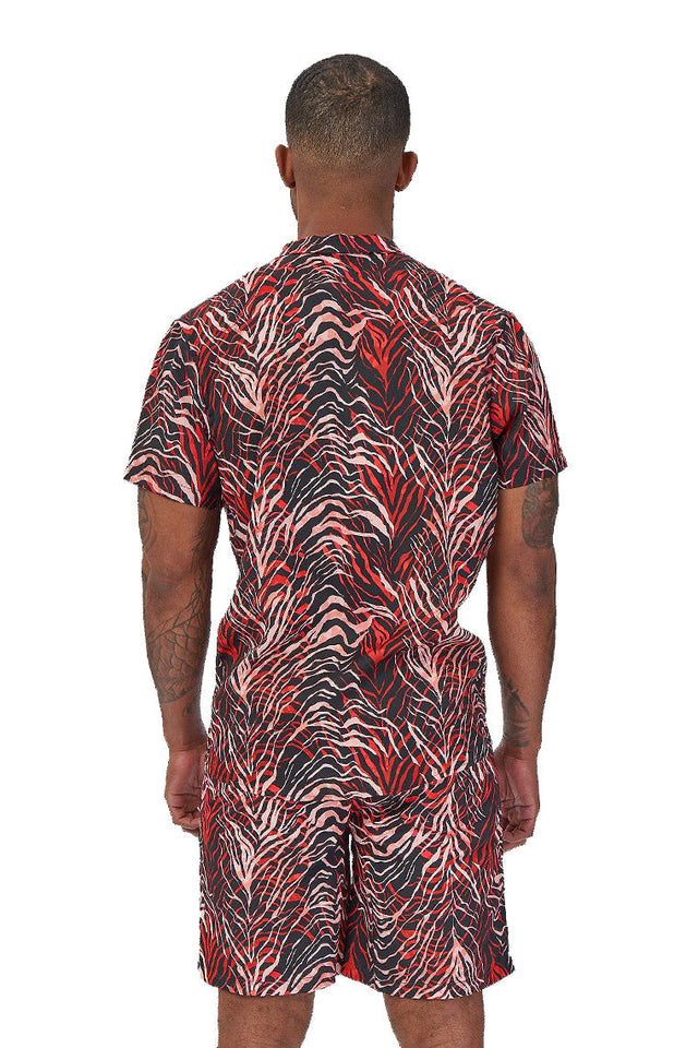 LAGUNA NIGHTS SHIRT-MULTIZEBRA PRINT