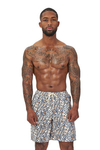 CREW LOVE BEACH SHORTS-STARFISH PRINT