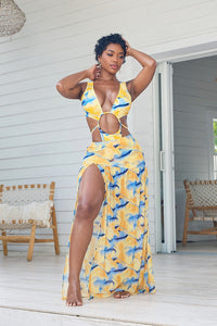 ALANA MAXI SKIRT-PRINT