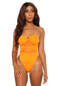GOOD INTENTIONS MONOKINI-ORANGE