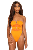 GOOD INTENTIONS MONOKINI-ORANGE