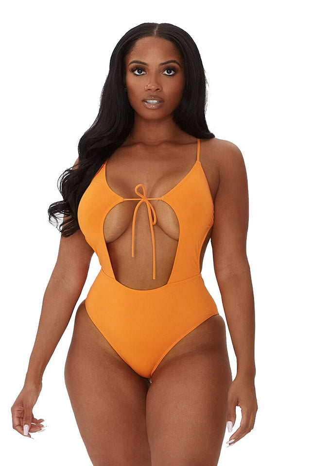 CLOSING IN SWIMSUIT-ORANGE