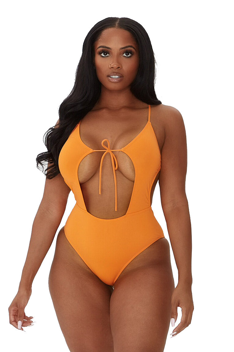 CLOSING IN SWIMSUIT-ORANGE