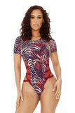 FUN IN THE SUN SWIMSUIT-MULTIZEBRA PRINT