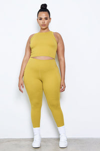 ESSENTIAL LEGGINGS-CITRON