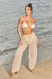 BEACHSIDE ESCAPE PANTS-CREAM