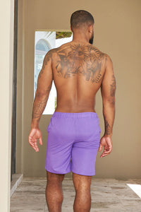 CREW LOVE BEACH SHORTS - PURPLE