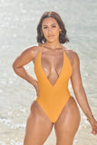 WEEKEND GETAWAY SWIMSUIT-MARIGOLD